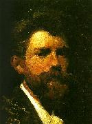 Peter Severin Kroyer sjalvportratt oil on canvas